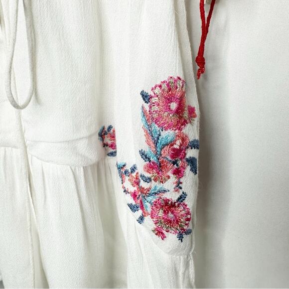 ANTHROPOLOGIE Raga Mariah Embroidered Halter Neck Romper NWT in Small - Picture 7 of 10